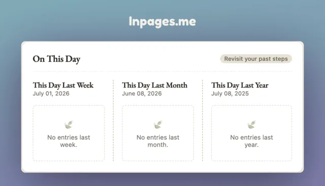 What Did You Do This Day Last Week? Reclaiming Your Forgotten Memories